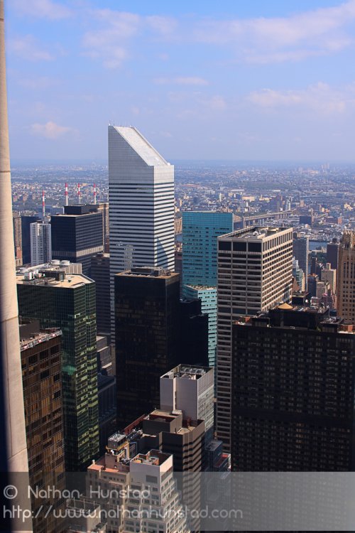 Looking east towards Brooklyn from the Rockefeller Center